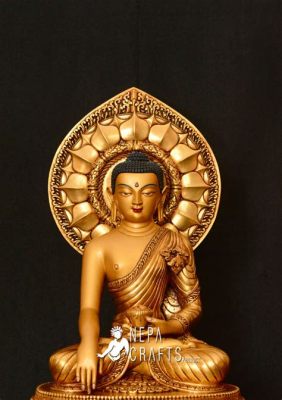  Die Stehende Buddhafigur – Ein Meisterwerk der Präzision und Ausdruckskraft!